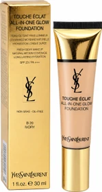 Yves Saint Laurent Touche Éclat All-in-One Glow Foundation B20 ivory, 30ml