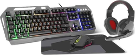 Speedlink Lunera 4in1 Illuminated Gaming Set, schwarz, USB, DE