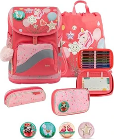 Belmil Premium Smarty Plus Rose Quartz Schultaschen-Set, 5-tlg.