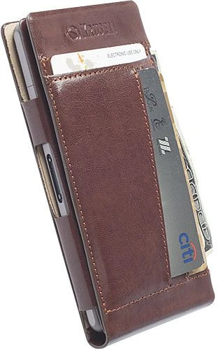Krusell Kalmar WalletCase für Sony Xperia Z1 Compact braun