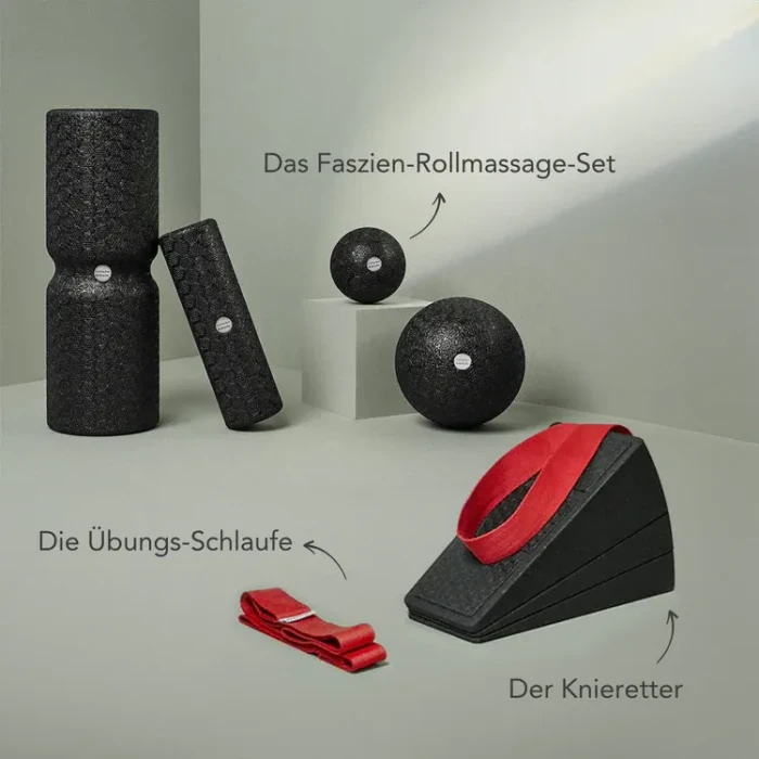 Liebscher & Bracht Der Knieretter mit Trittschlaufe Faszienrolle