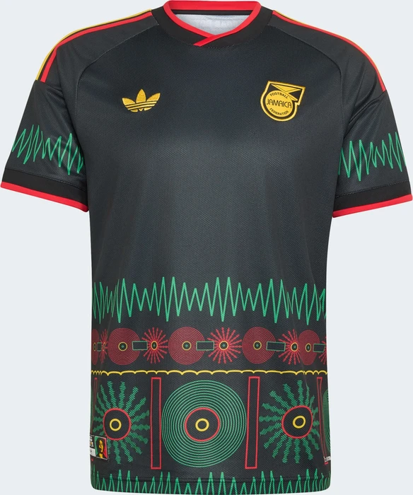 adidas Jamaika 26 x Bob Marley 2026 Auswärtstrikot kurzarm (Herren)