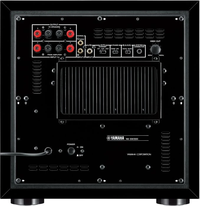 Yamaha NS-SW300 schwarz hochglanz