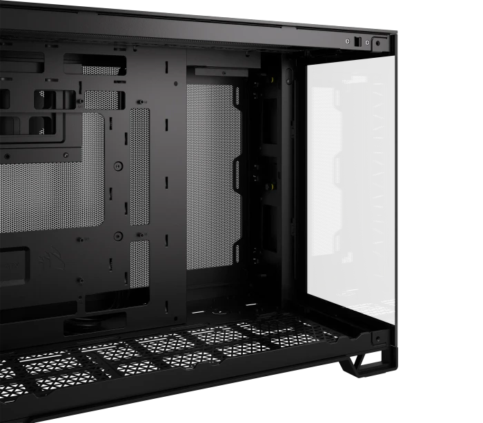 Corsair 2500D Airflow, schwarz, Glasfenster