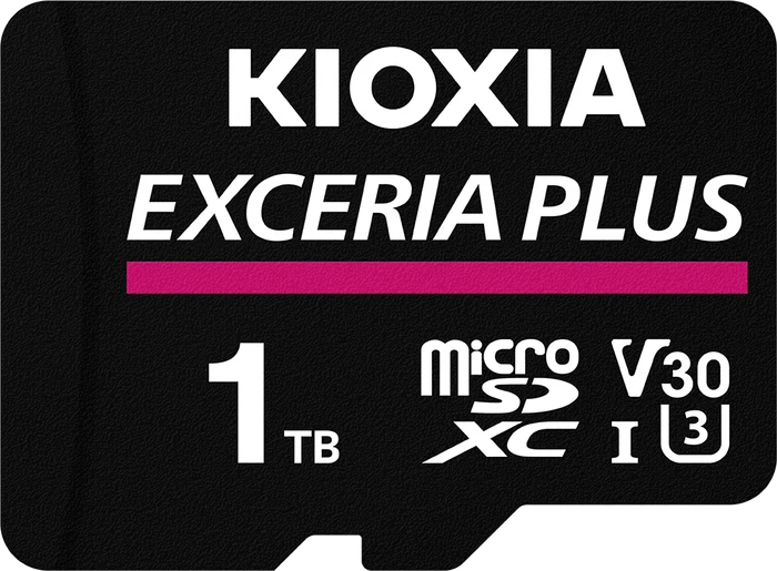 KIOXIA EXCERIA PLUS R100/W85 1TB Kit, UHS-I U3, A1, Class 10