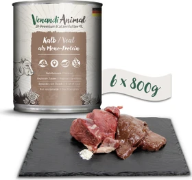 Venandi Animal Kalb als Monoprotein, 4.80kg (6x 800g)