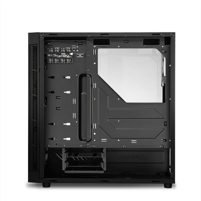 Sharkoon TG5 RGB Silent PCGH Edition, Glasfenster, schallgedämmt