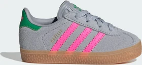 adidas Gazelle Comfort Closure Elastic Laces halo silver/lucid pink/green (Junior)