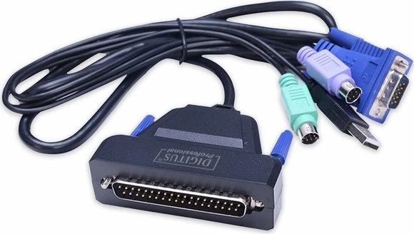 Digitus DS-72211-1, 19" LCD KVM Konsole, 1-fach, CH