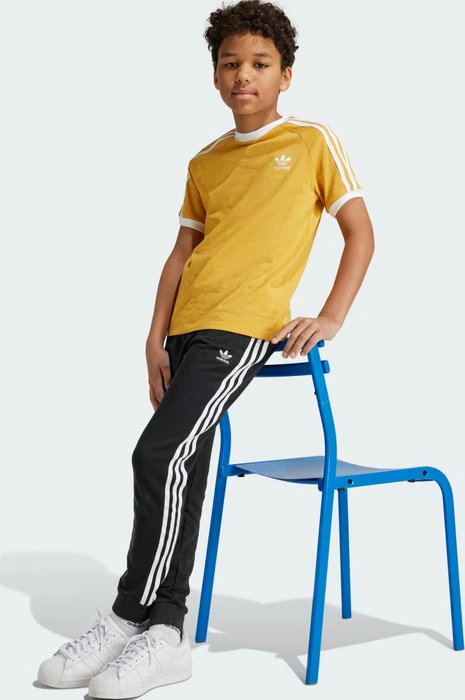 adidas 3-Streifen T-Shirt kurzarm preloved yellow (Junior)