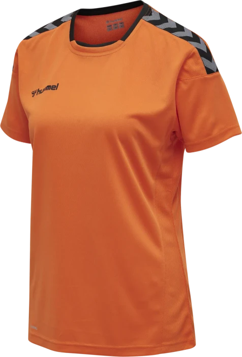 hummel Authentic Poly Jersey Funktionsshirt kurzarm orange (Damen)