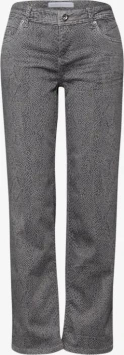 Street One Snake Print Jeans grey snake washed (Damen)