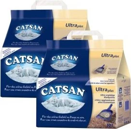 Catsan Ultra Plus Katzenstreu, 20l (2x 10l)