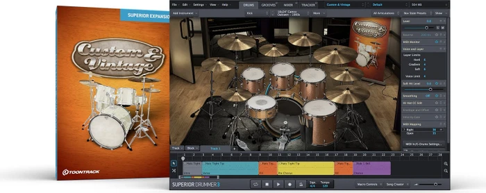 Toontrack Custom and Vintage SDX (englisch) (PC/MAC)