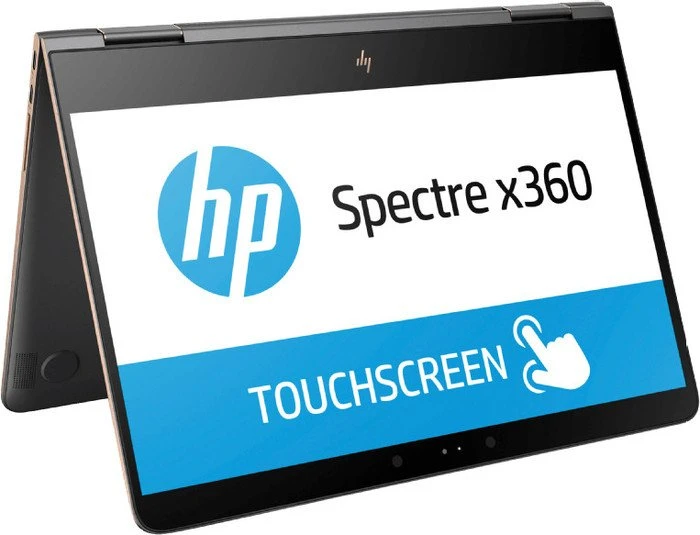 HP Spectre x360 Convertible 13-ac033ng, Dark Ash Silver, Core i7-7500U, 16GB RAM, 512GB SSD, DE