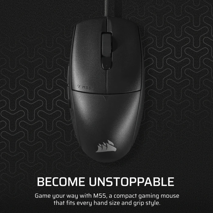 Corsair M55 Lightweight Gaming Mouse, schwarz, USB
