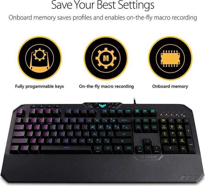 ASUS TUF Gaming Combo, USB, DE