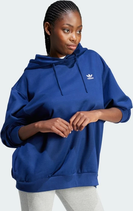 adidas Trefoil Oversized Hoodie dark blue (Damen)