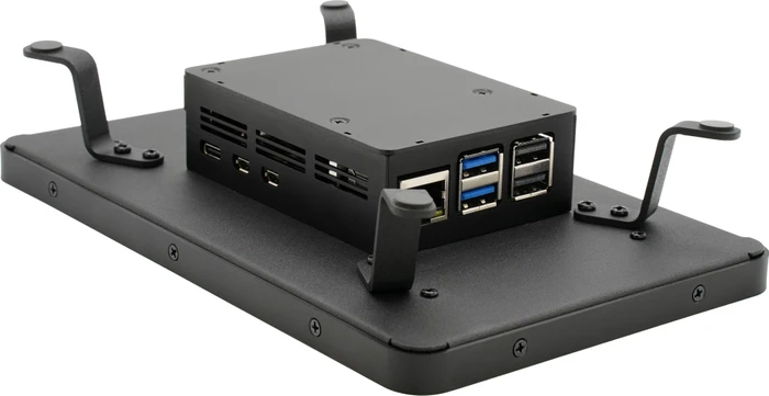 KKSB Gehäuse für Raspberry Pi 5, Desktop Orientation, schwarz