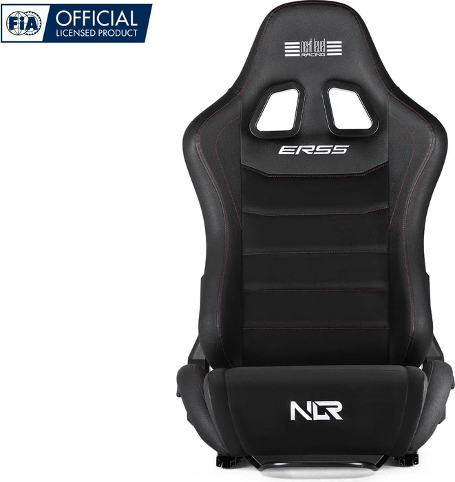 Next Level Racing ERS5 Elite Liegesitz, PU Leather & Suede Edition, schwarz