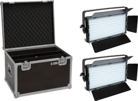 Eurolite Set 2x LED PLL-480 QCL Panel + Case