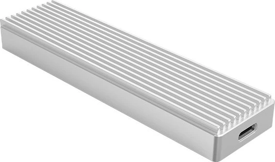 Orico NVMe M.2 SSD Enclosure, silber, USB-C 3.1