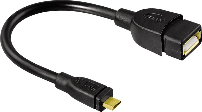 Hama USB 2.0 Adapterkabel USB Micro-B [Stecker] / USB-A [Buchse]