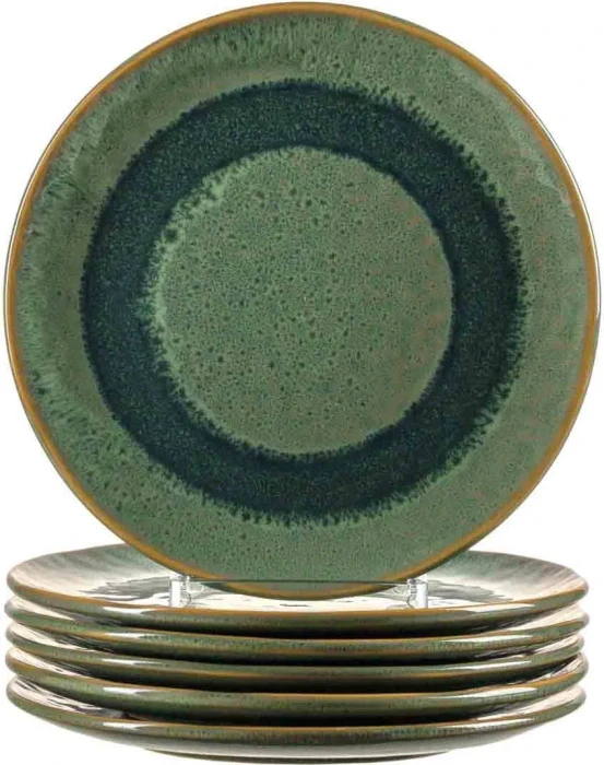 Leonardo Matera Teller 23cm grün, 6 Stück (018539)