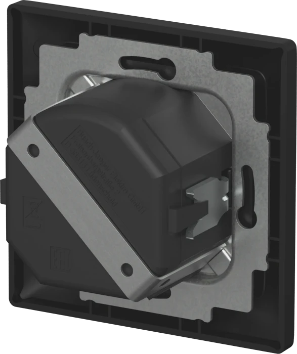 Busch-Jaeger Drehdimmer LED Komplettset, schwarz matt