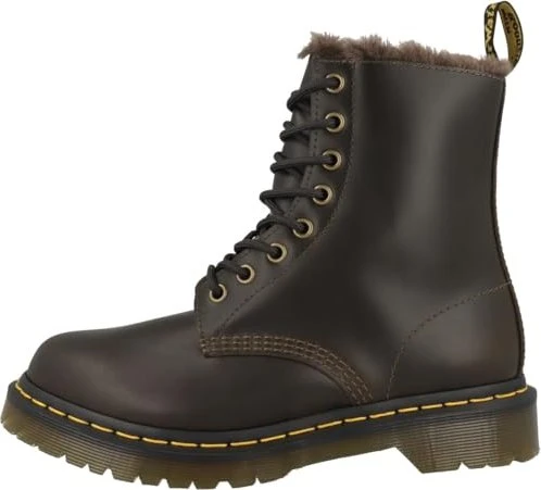 Dr. Martens 1460 Serena Faux Fur Lined Leather Boots dark brown (Damen)