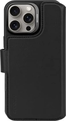 Decoded Leather Detachable Wallet Case für Apple iPhone 16 Pro Max schwarz