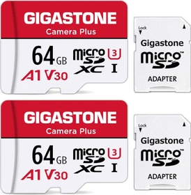 Gigastone Camera Plus R95/W35 64GB Kit, UHS-I U1, A1, Class 10, 2er-Pack