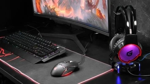 Conceptronic DJEBBEL 8 Gaming Mouse schwarz/silber, USB