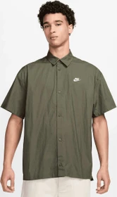 Nike Club Hemd kurzarm medium olive/white (Herren)