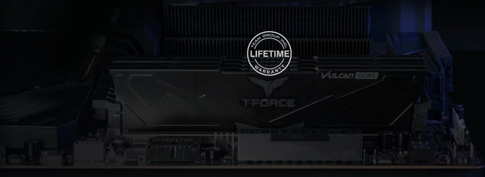 TeamGroup T-Force VULCAN schwarz UDIMM 32GB Kit, DDR5-6000, CL30-36-36-76, X8