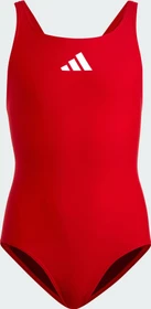 adidas Solid Small Logo Badeanzug better scarlet/white/shadow red (Junior)