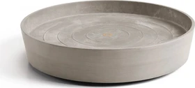 Ecopots Amsterdam Blumentopfuntersetzer mit Rollen rund 41cm taupe