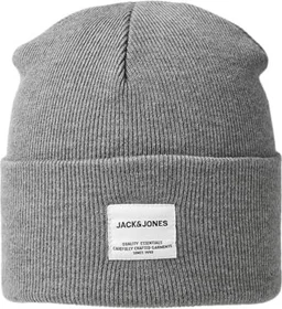 Jack & Jones Noos Mütze grey melange