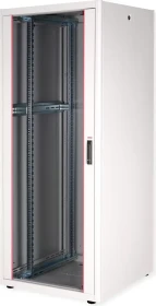 Roline / Secomp Basic 19" Netzwerkschrank 42HE, montiert, Glastür, IP20, RAL 7035, 800mm tief