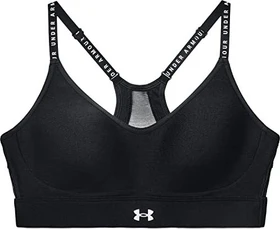 Under Armour Infinity Low Covered Sport-BH schwarz/weiß (Damen)