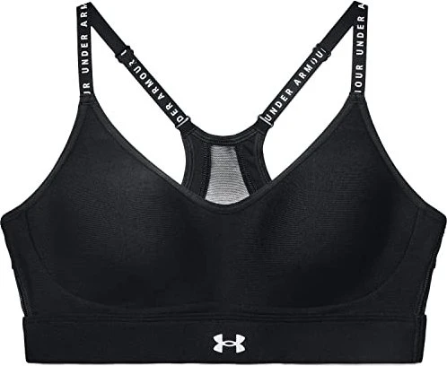 Under Armour Infinity Low Covered Sport-BH schwarz/weiß (Damen)