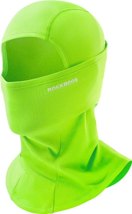 Rockbros Balaclava Sturmhaube fluoreszenz grün