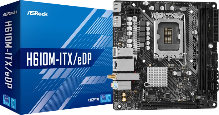 ASRock H610M-ITX/eDP (Intel 1700)