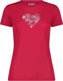 CMP Performance Merino Funktionsshirt kurzarm magenta (Damen)