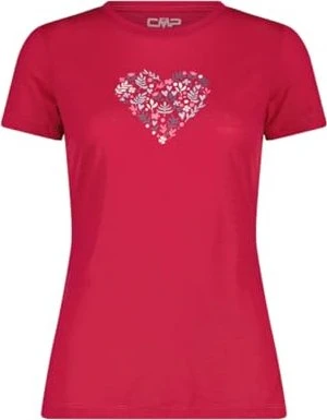 CMP Performance Merino Funktionsshirt kurzarm magenta (Damen)