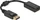 DeLOCK DisplayPort 1.1/HDMI Adapterkabel schwarz, 0.15m (61011)