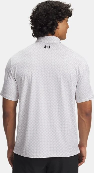 Under Armour Tee To Green Printed Poloshirt kurzarm white/halo gray/black (Herren)