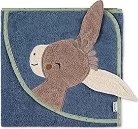 Sterntaler Badetuch Emmilius 80x80cm mittelblau