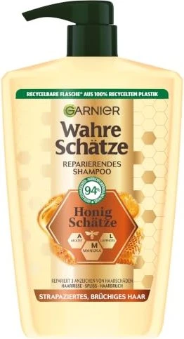 Garnier Wahre Schätze Honig Schätze Shampoo, 1l