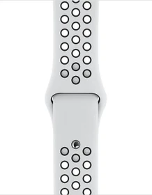 Apple Nike Sportarmband S/M und M/L für Apple Watch 40mm pure platinum/schwarz